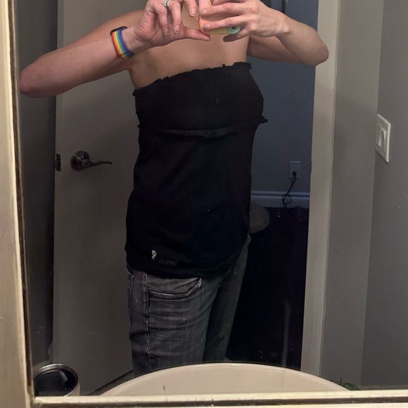 Billabong black tube top - size small - Picture 5 of 10